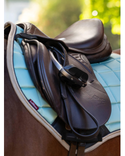 LE MIEUX - Tapis CSO Square Loire Classic Aqua Noyau
