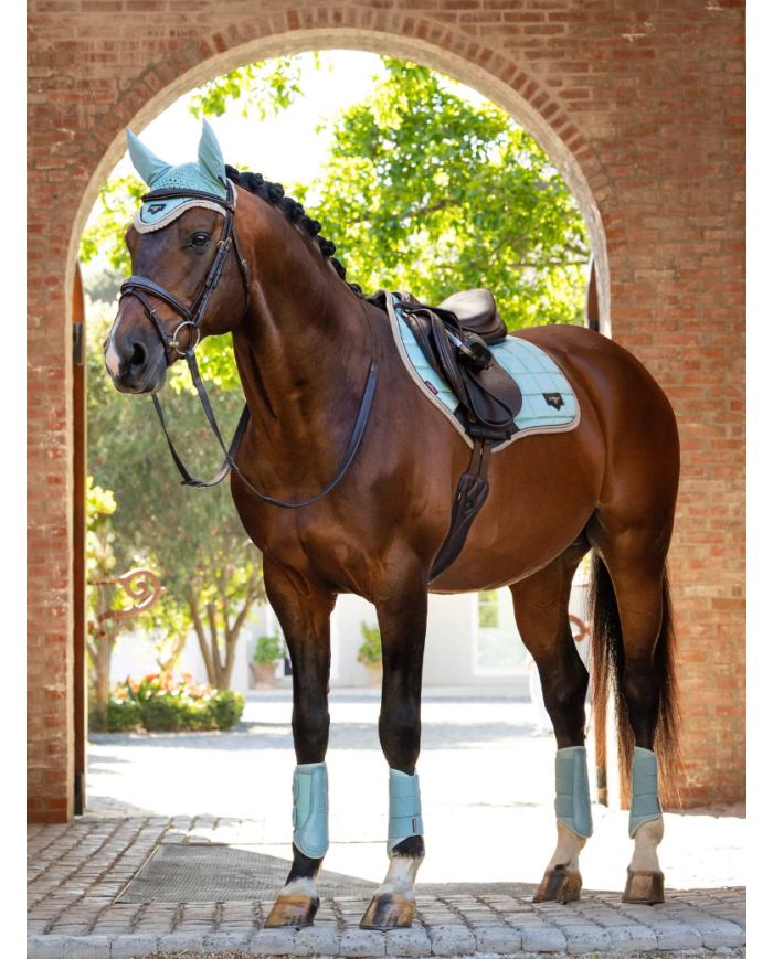 LE MIEUX - Tapis CSO Square Loire Classic Aqua Noyau