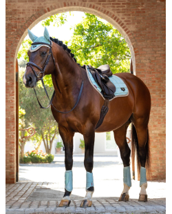 LE MIEUX - Tapis CSO Square Loire Classic Aqua Noyau