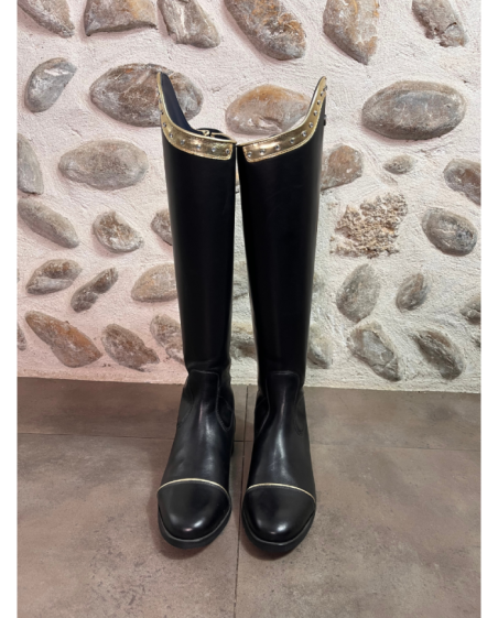 Bottes GALLORS Laurel noir et or 39