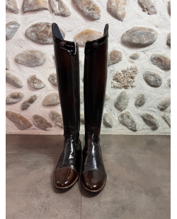 Bottes GALLORS Novel marron vernis 39