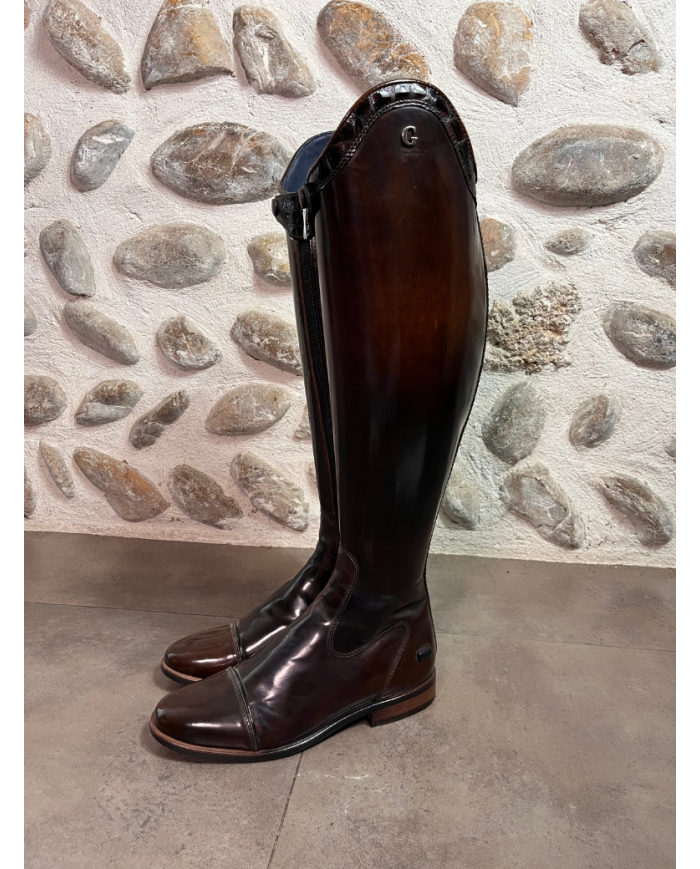 Bottes GALLORS Novel marron vernis 39