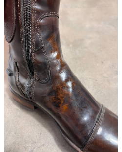 GALLORS - Bottes Novel marron vernis 39
