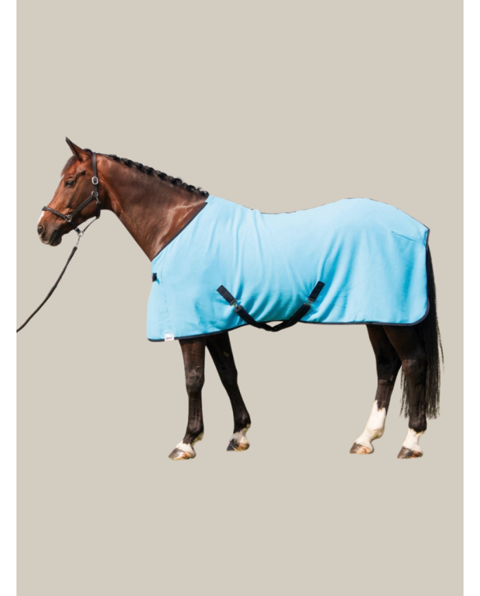 HARRY'S HORSE - Couverture polaire Fleece Colours noir