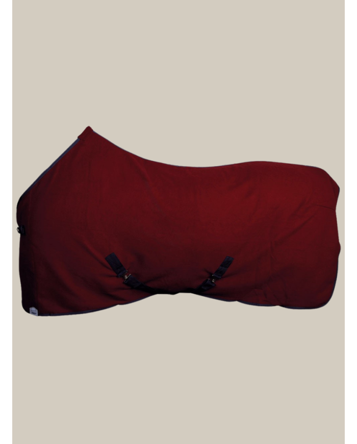 HARRY'S HORSE - Couverture polaire Fleece Colours bordeaux