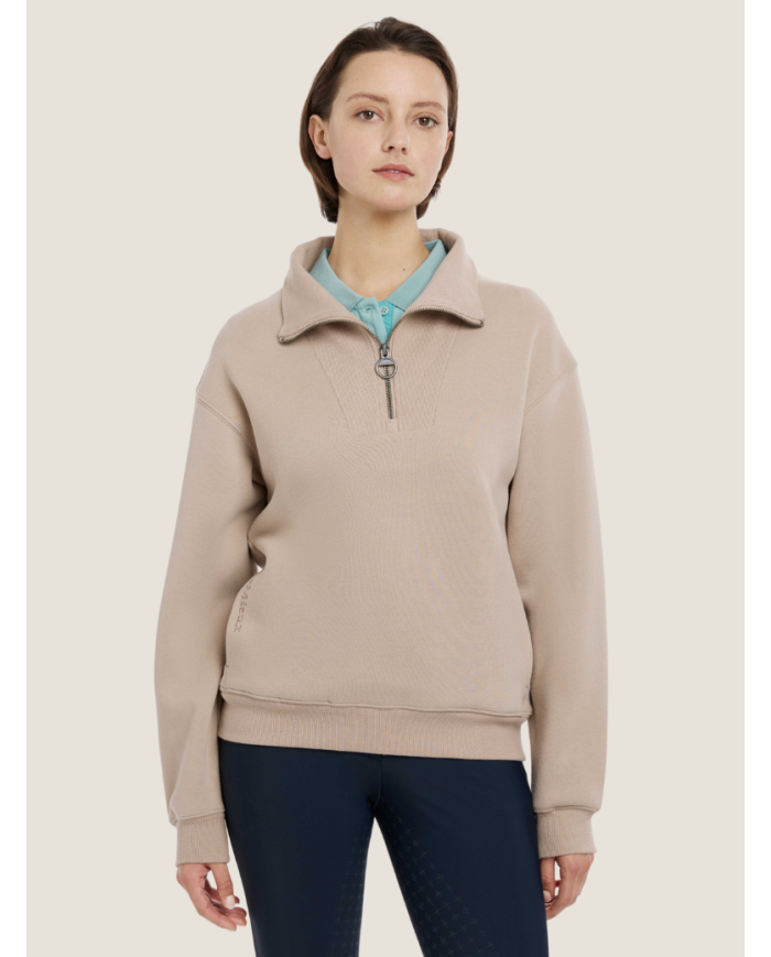 LE MIEUX - Pull-over à col zippé Keira Almond
