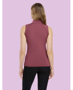 LE MIEUX - Maillot de corps sans manches en mesh Maria Rosewood