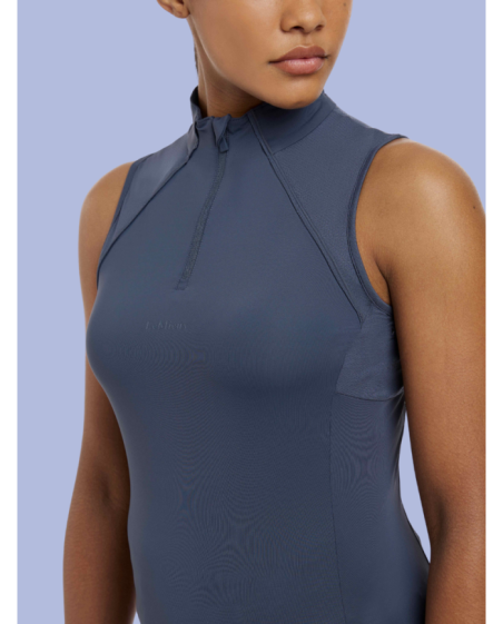 LE MIEUX - Maillot de corps sans manches en mesh Maria Dusk Blue
