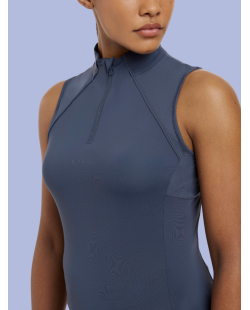 LE MIEUX - Maillot de corps sans manches en mesh Maria Dusk Blue
