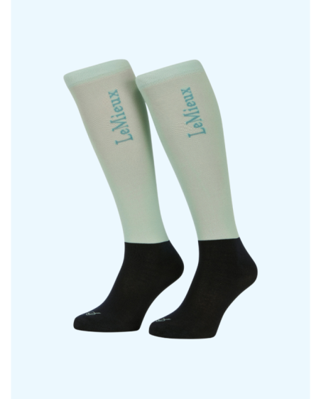 LE MIEUX - Lot de 2 paires de chaussettes Compétition Aqua
