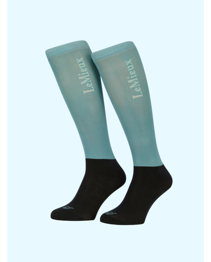 LE MIEUX - Lot de 2 paires de chaussettes Compétition Lagoon