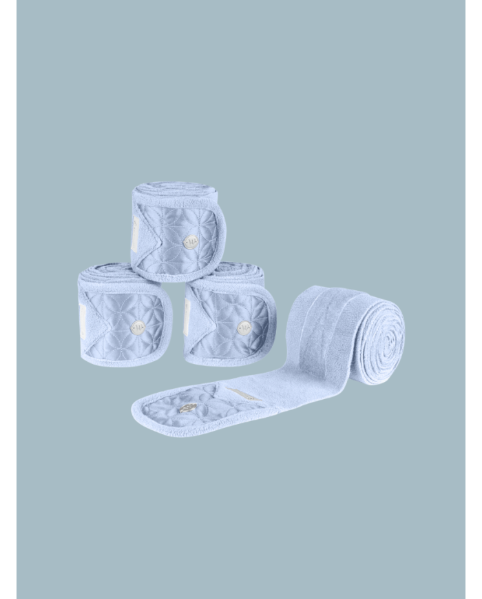 WALDHAUSEN - Bandes de polos Rom bleu pastel