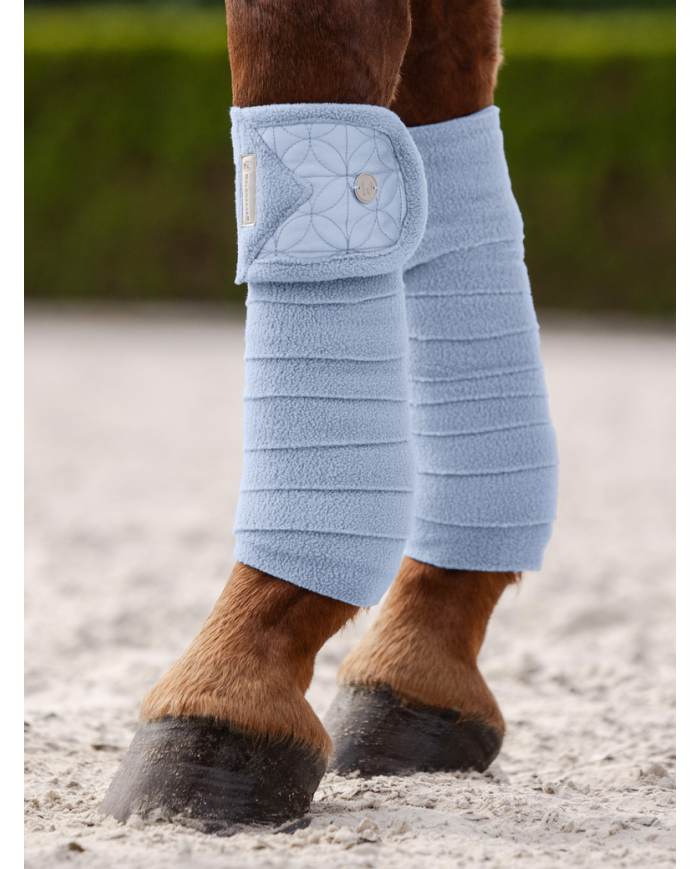 WALDHAUSEN - Bandes de polos Rom bleu pastel