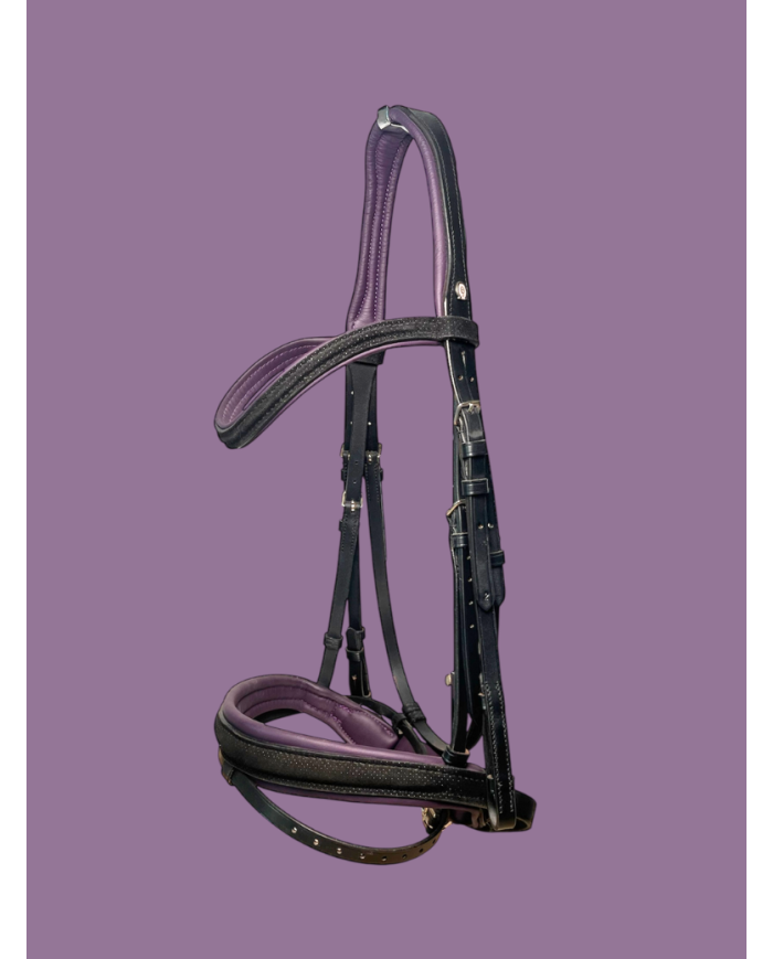 OTTO SCHUMACHER - Bridon confort XS velour et violet en stock