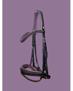 OTTO SCHUMACHER - Bridon confort XS velour et violet en stock