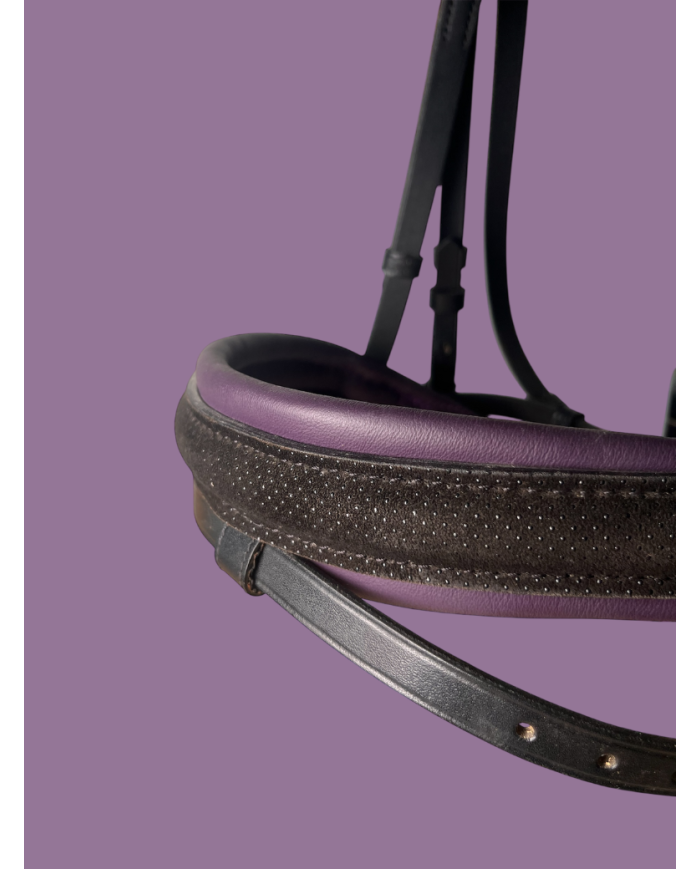 OTTO SCHUMACHER - Bridon confort XS velour et violet en stock