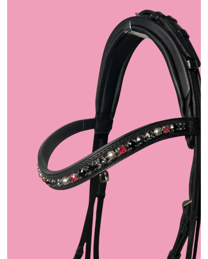 OTTO SCHUMACHER - Bridon Confort XS noir et bordeaux en stock