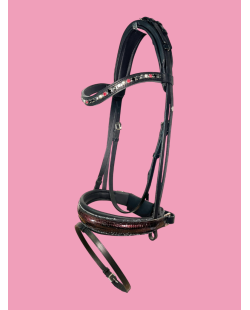 OTTO SCHUMACHER - Bridon Confort XS noir et bordeaux en stock