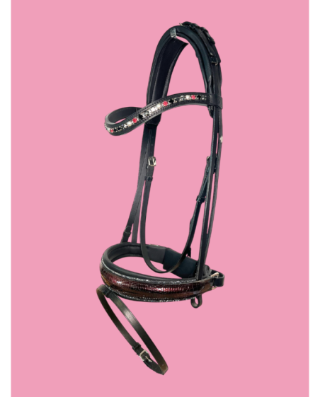 OTTO SCHUMACHER - Bridon Confort XS noir et bordeaux en stock