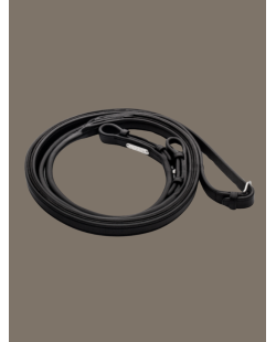 UTZON - Set de 2 paires de rênes en cuir rond