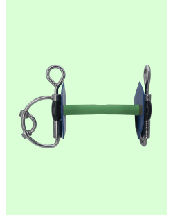 I-BRIDE - Mors GOYO Aga réglable Medium Flex + vert