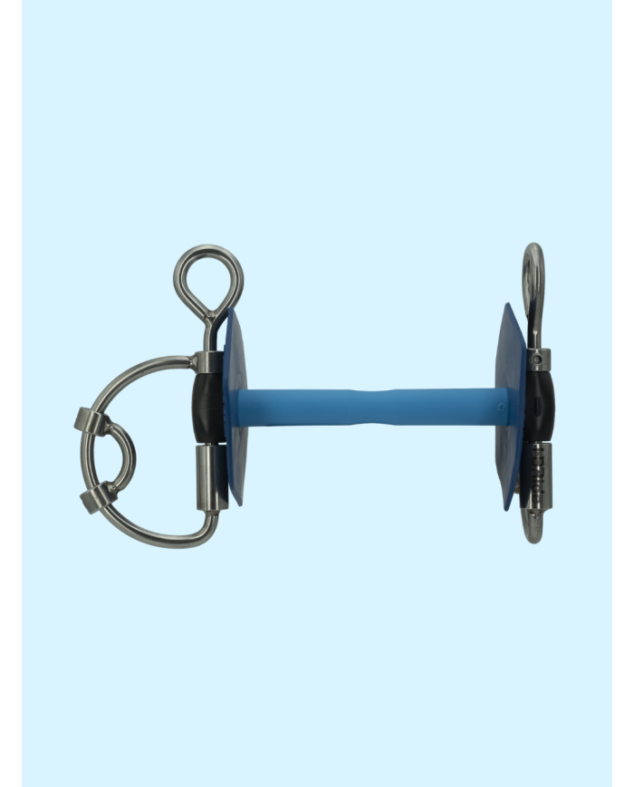 I-BRIDE - Mors GOYO Aga réglable Strong Flex + bleu