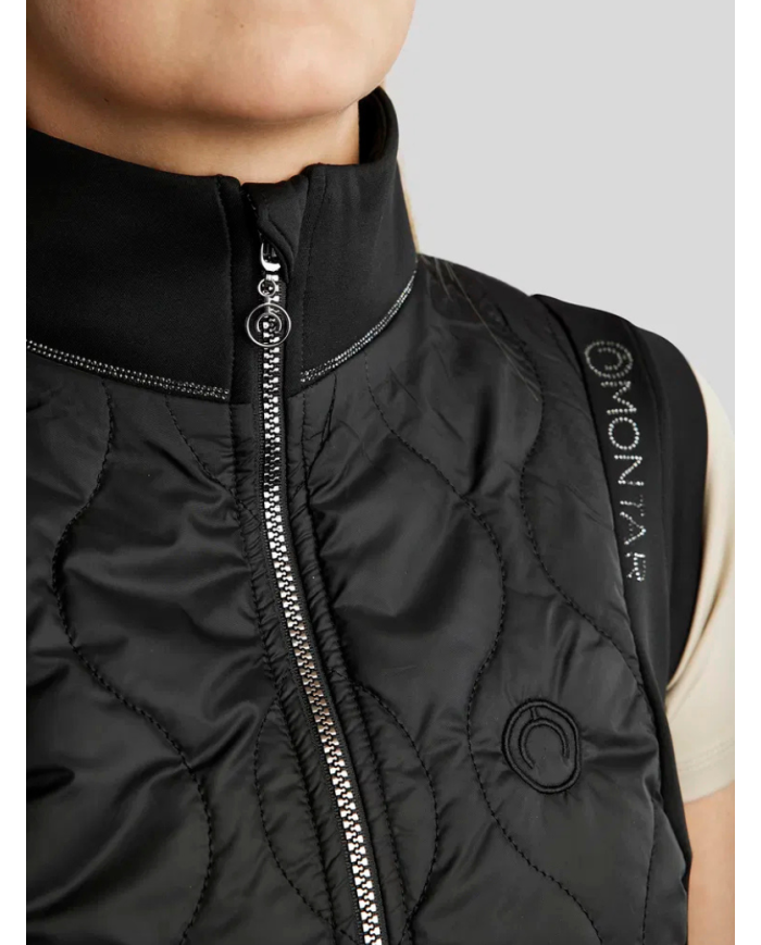 MONTAR - Veste MOMARY sans manche BLACK
