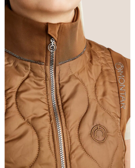 MONTAR - Veste MOMARY sans manche Toffee