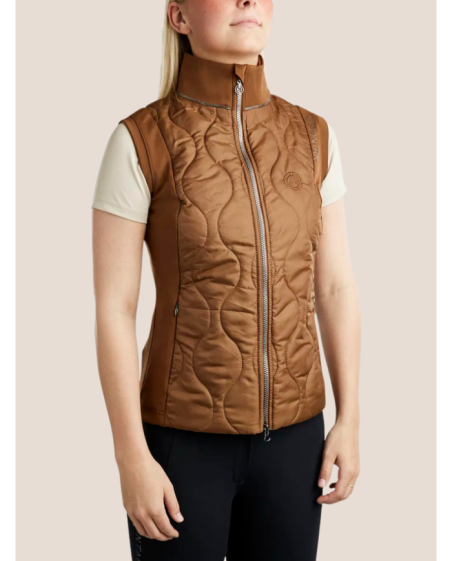 MONTAR - Veste MOMARY sans manche Toffee