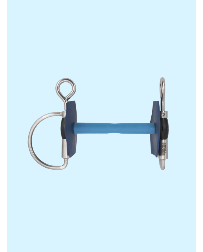 I-BRIDE - Mors Baucher strong flex bleu