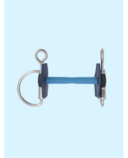I-BRIDE - Mors Baucher strong flex bleu