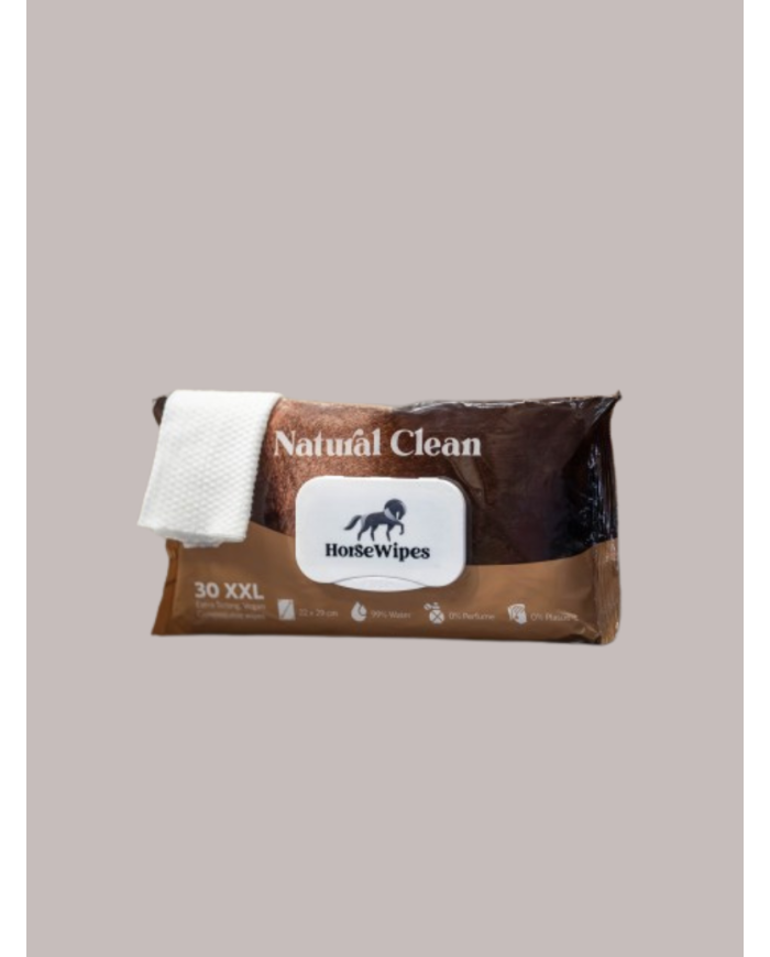 Lingettes nettoyantes pour cheval