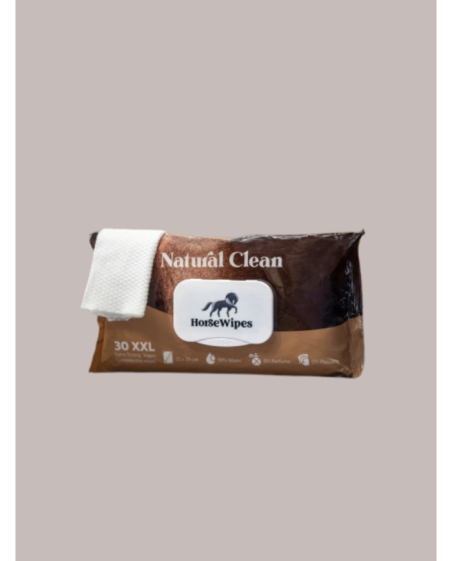 Lingettes nettoyantes pour cheval