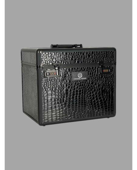 IRH - Boite de pansage Shiny Classic Noir Croco