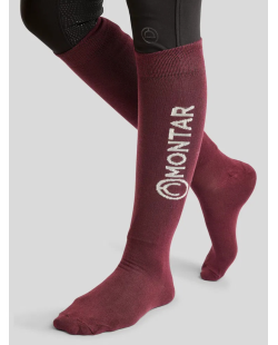 MONTAR - chaussettes bordeaux