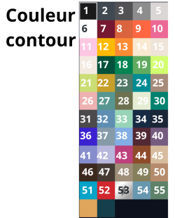 MATTES - Sangle courte demi-lune en tissu
