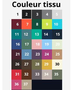 MATTES - Sangle courte asymétrique en tissu