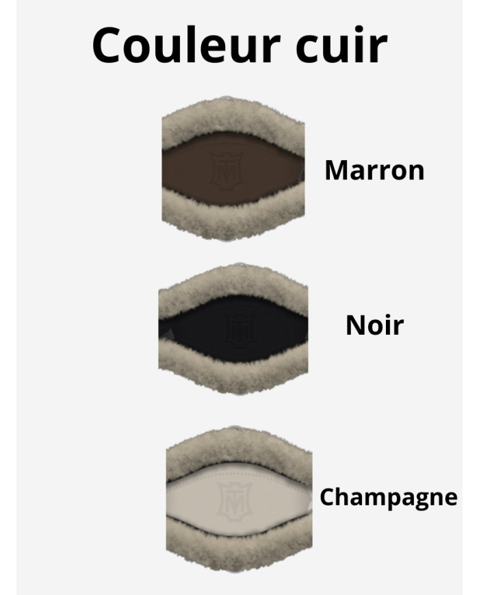 MATTES - Sangle courte anatomique en cuir