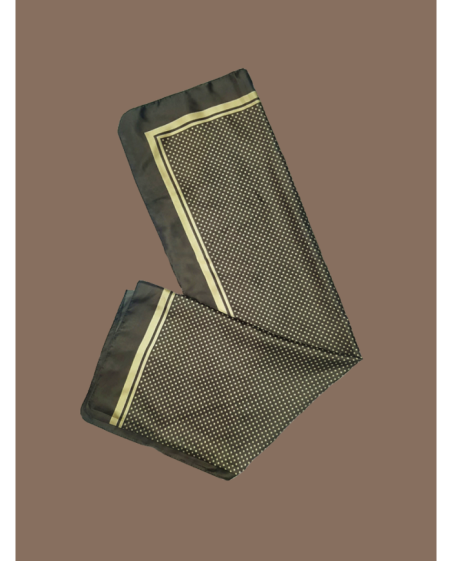 Foulard Satiné kaki
