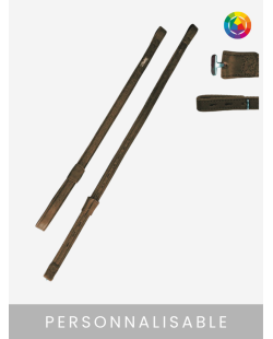 ZALDI - Etrivières mono-branche cuir Evo II EXTRA