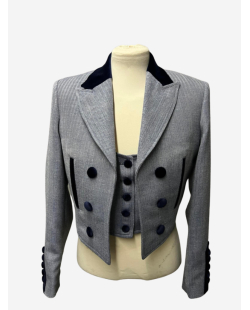 Veste Portugaise col en V sur mesure