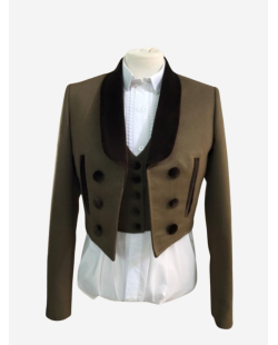 Veste Portugaise col rond sur mesure