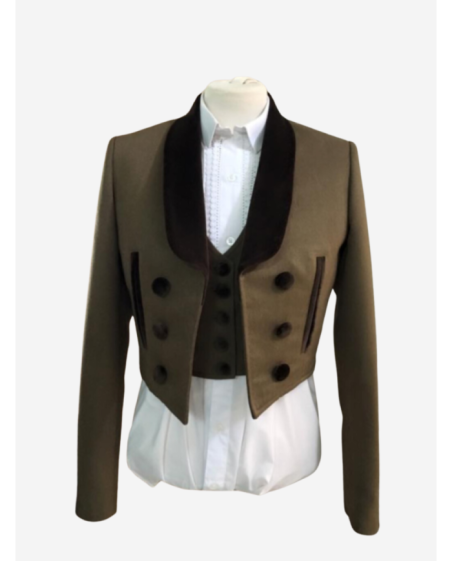 Veste Portugaise col rond sur mesure
