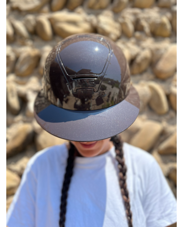 LAS HELMETS - Casque OPERA Marron Chocolat