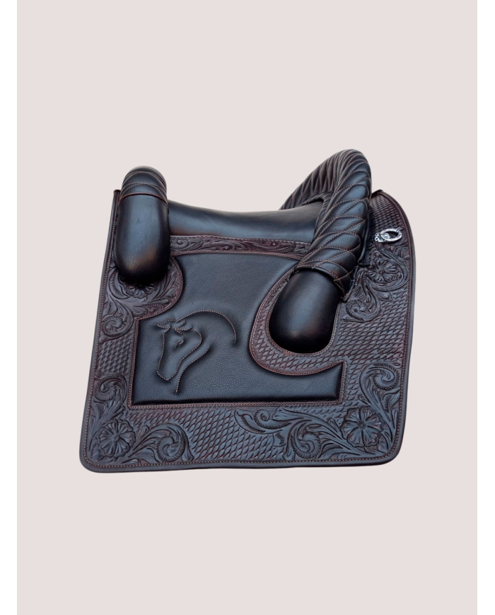 ZALDI - Selle médiévale espagnole SANS ARÇON