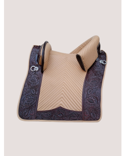 ZALDI - Selle médiévale portugaise SANS ARÇON