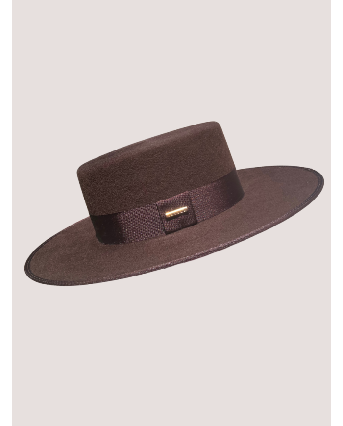 Sombrero espagnol ruban - Marron