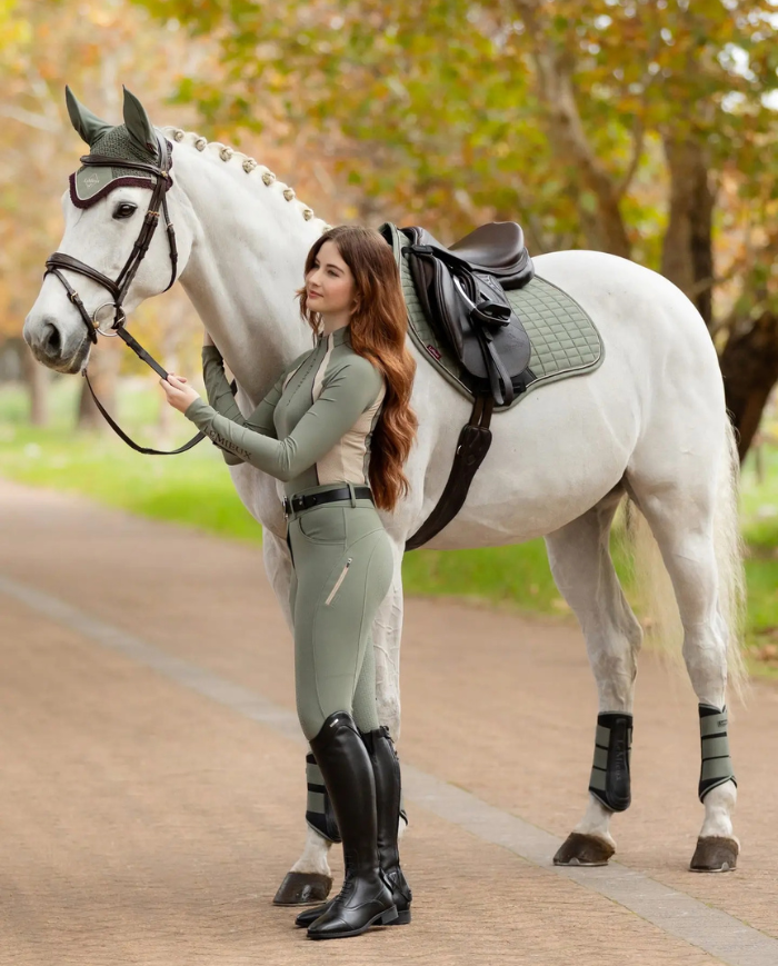 LEMIEUX - Tapis CSO square en suédine Rosemary