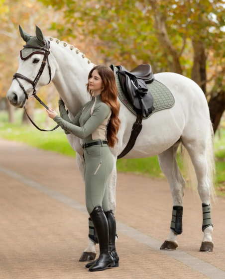 LEMIEUX - Tapis CSO square en suédine Rosemary