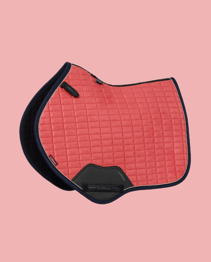 LEMIEUX - Tapis CSO square en suédine Cranberry